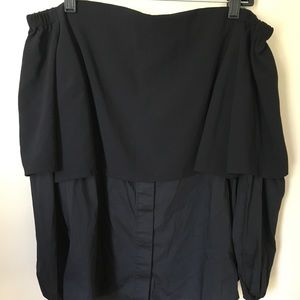 Guess Black Off the Shoulder Blouse